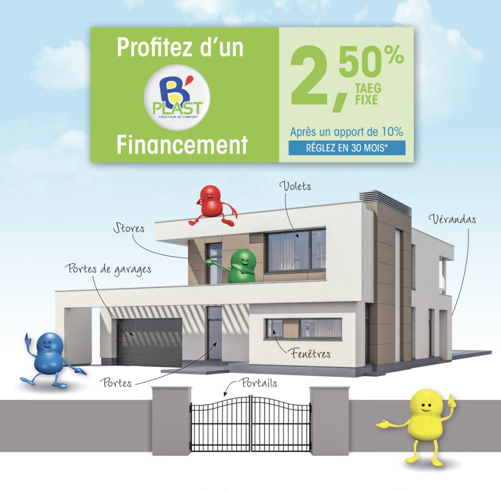 Financez Votre Projet En Toute Sérénité • B'Plast - Menuiseries